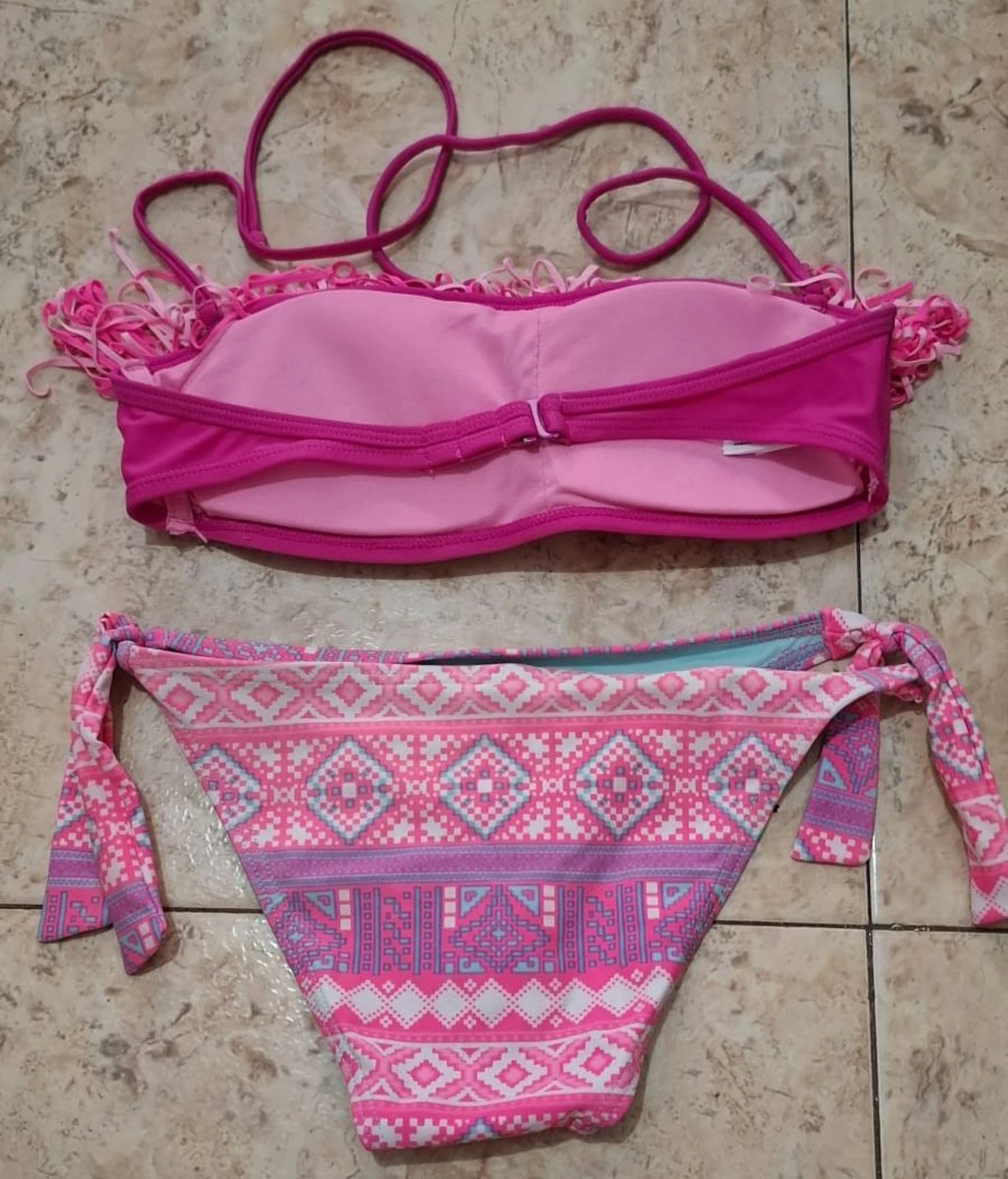 Bikini Suiteblanco Rosa limite edition Y2K – photo 2